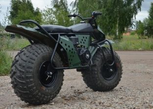 Motoçikleta fantastike për terrene të vështira Tarus 2x2 [video]
