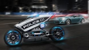 Motoçikleta që zëvendëson policët për siguri në trafik