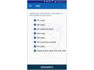 Krijohet aplikacion për konvertimin e kontakteve me kodin e ri telefonik të Kosovës