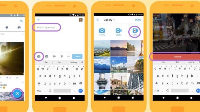 Twitter tani lejon përdoruesit video live nga aplikacioni i vet