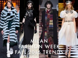 Tendencat për vjeshtë-dimër 2016 në Milano Fashion Week