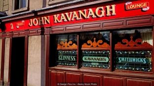 Kafeneja irlandeze e varrmihësve [foto]