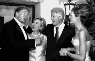 Kur Clintonët dhe Trumpët ishin miq