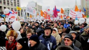 Demonstratë në mbështetje të Trumpit në Rusi