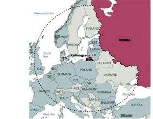 E gjithë Europa në rrezen e raketave ruse