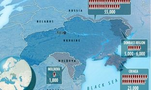 Rusia zhvendos 55 mijë trupa në kufirin me Ukrainën