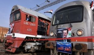 Pas katër vitesh, qarkullon treni në Aleppo