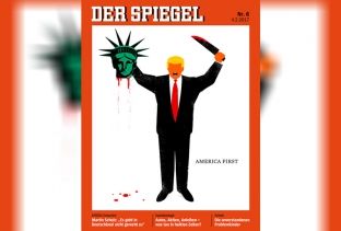 Ngjall debate të shumta karikatura e “Der Spiegel” me Trumpin