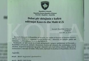 Bëhet e ditur agjenda e nesërme e debatit për demarkacionin [dokument]