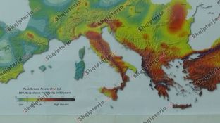 Harta e tërmeteve paraqet Shqipërinë më të rrezikuar se Italia 
