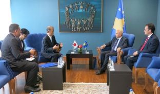 Mustafa priti në takim lamtumirës ambasadorin japonez Taketoshi