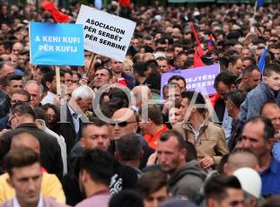 Sot protestohet kundër demarkacionit