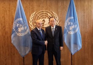 Mustafa takon sekretarin Ban Ki-moon