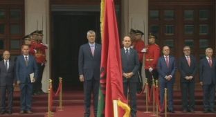 Nishani pret homologun kosovar, Hashim Thaçi