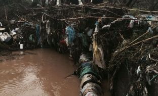 Përmbytje në Shqipëri, mbi 100 banesa nën ujë