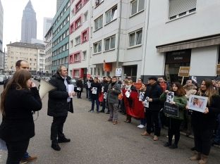 Protestë “Drejtësi për Astritin” edhe në Frankfurt/Main
