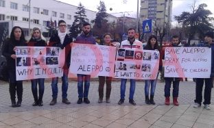  Gjilanasit solidarizohen me qytetarët në Aleppo [video]