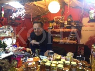 Prodhime nga shafrani i Kosovės nė tregun e Krishtlindjeve nė Bruksel [foto]