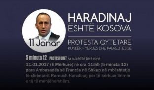 Edhe në Shkup protestohet për lirimin e Haradinajt