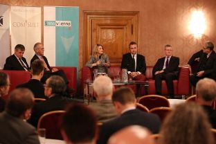  Hoxha në Vjenë, pjesëmarrëse e konferencës kushtuar të ardhmes së BE-së