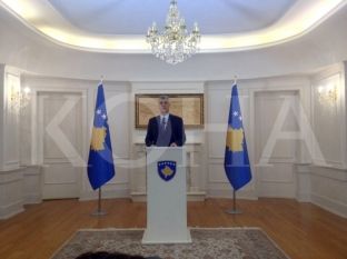 Thaçi: Serbia po armatos veriun, muri do të rrënohet