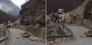 Kujdes nëse udhëtoni drejt Valbonës, rrëshqitje gurësh [foto]