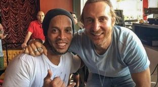 Ronaldinho dhe David Guetta në një bashkëpunim muzikor