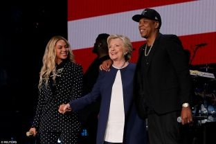 Beyonce dhe Jay-Z në përkrahje të Hillary Clintonit