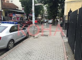 Një aksident ka ndodhur në qendër të Prishtinës