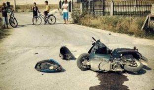  Aksident në Malishevë, lëndohet motoçiklisti 