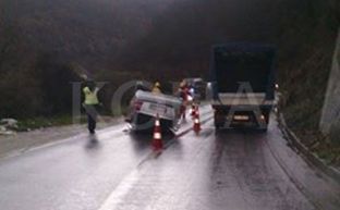 Aksident afër pendës së Badocit [foto]