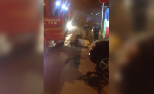 Zjarr në makinën e Flori Mumajesit