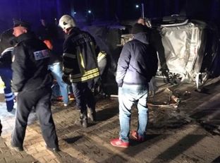 Aksident i rëndë në hyrje të Ferizajt