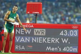 Van Niekerk po jep shpresa për të ardhmen e atletikës