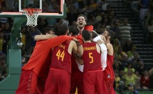 E bronzta në basketboll tek spanjollët për një pikë