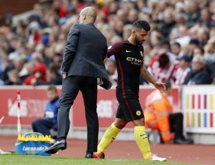 Aguero mungon në derbin e Manchesterit