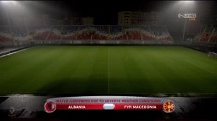 Shqipëri-Maqedoni shtyhet për nesër