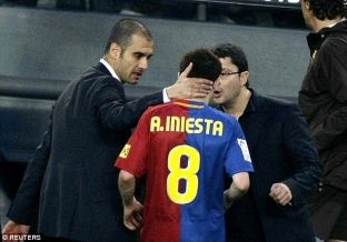 Iniesta: City do ta fitojë “Championsin” me Guardiolën