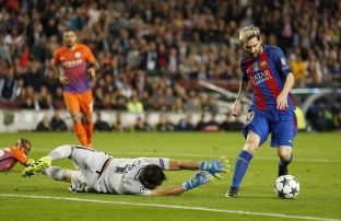  Messi kalon Barçën në epërsi ndaj Cityt [video]