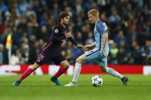  De Bruyne “bombardon” portën e Barcelonës [video]