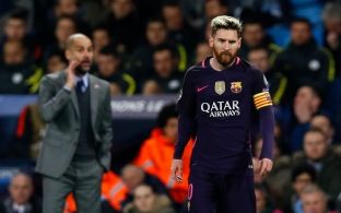 Messi grindet me një lojtar të Cityt në tunel