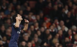  Cavani kalon Parisin në epërsi ndaj Arsenalit [video]