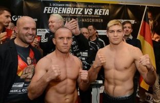 Mike Gjetan Keta kryen matjet zyrtare para duelit ndaj Feigenbutz [video]