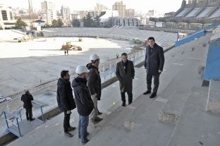 Shala thotë se punët në stadiumin e Prishtinës po ecin me dinamikë të kënaqshme