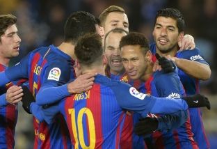 Barcelona fiton minimalisht ndaj Sociedadit