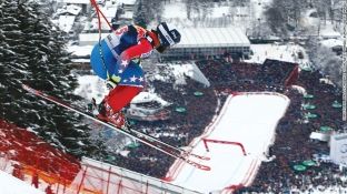 Kitzbuhel, gara e frikshme e lëshimit