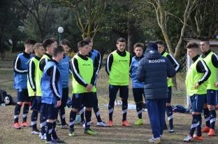 Krasniqi i kënaqur me lojtarët e Përfaqësueses U-19