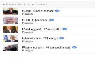Prinë Berisha me “llajka” në Facebook, Isa Mustafa i fundit