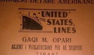 Linjë udhëtimi me anije Durrës-New York që në vitin 1930, çmimi 100 dollarë