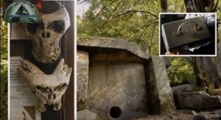 Rusët zbulojnë një arkë naziste me dy kafka të çuditshme në të [foto/video]